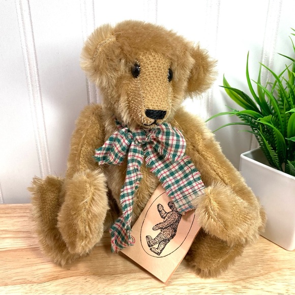 Mohair Bear Teddy Bear Jointed Terri Klink “Yesterday’s Memories” 10” Rare - Picture 1 of 10